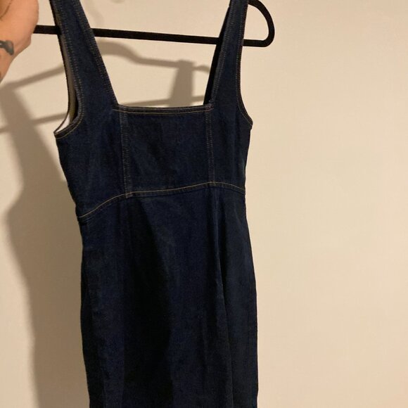 BDG Zip-Up Denim Mini Dress - Picture 2 of 2